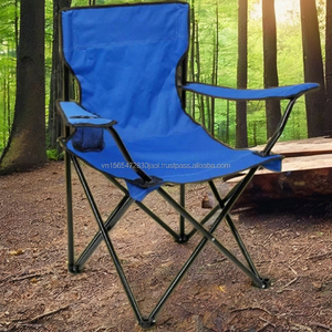 เก้าอี้ตั้งแคมป์แบบพกพาที่ทนทานสำหรับผู้ใหญ่กระเป๋าถือแบบทันสมัยรองรับการเดินป่าชายหาดปิกนิกขนาดกะทัดรัด (1แพ็ค) - Product Image 5