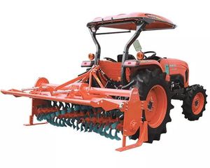 รถแทรกเตอร์ล้อสำหรับเครื่องตัดหญ้า GR2120 2024รุ่น4WD 70HP พร้อมปั๊มเกียร์ดาดฟ้าตัดและที่ดักหญ้าสภาพการทำงานที่ดี - Product Image 5