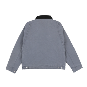 แจ็คเก็ตผ้าแคนวาสใส่ทำงานผ้าฝ้ายหนาสไตล์เรโทรสำหรับผู้ชายเสื้อแจ็คเก็ตมีฮู้ดแบบไม่มีปกเสื้อสำหรับฤดูหนาวไซส์ XL - Product Image 2