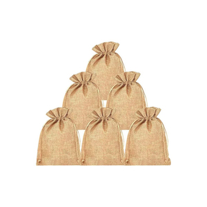 Sacs en jute imprimés personnalisés écologique réutilisable biodégradable vente en gros cadeau d'entreprise promotionnel en vrac - Product Image 1