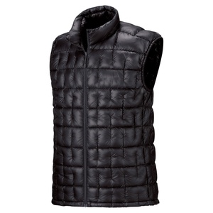 Gilet d'hiver en laine personnalisé avec logo, fermeture éclair, matelassage en polyester de haute qualité, sans manches, décontracté, taille personnalisée, vêtement d'extérieur - Product Image 3