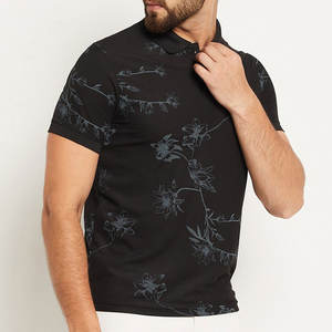 เสื้อยืดสำหรับผู้ชายเสื้อโปโลผ้าฝ้ายถักลายโลโก้ออกแบบได้ตามที่ต้องการ - Product Image 2