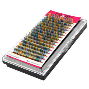 Pestañas de Colores, Pestañas de Volumen Completo, Extensiones de Pestañas Naturales Largas, Premium Coreanas PBT Spikes BC CharmLash Marca Privada - Product Image 1
