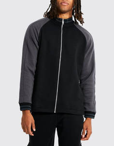 Mejor calidad al por mayor personalizado bloque de color cargo embudo cuello chándales 100% algodón maternidad ecológico para la temporada de invierno - Product Image 3