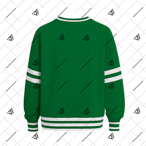Vente en gros de vêtements de sororité grecs Iota Phi Lambda sweat-shirt col en V brodé surdimensionné attirail grec - Product Image 2