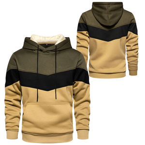 Sweat-shirt à capuche pour homme en molleton français 100% coton, logo personnalisé, uni, vierge, de haute qualité, surdimensionné, lourd - Product Image 3