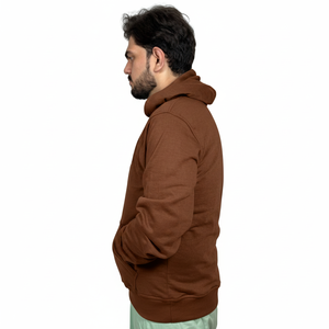 Sudadera con Capucha Personalizada con Logotipo, 100% Algodón, para Hombre, Sudadera Holgada, Unisex, Talla Grande, Básica - Product Image 3