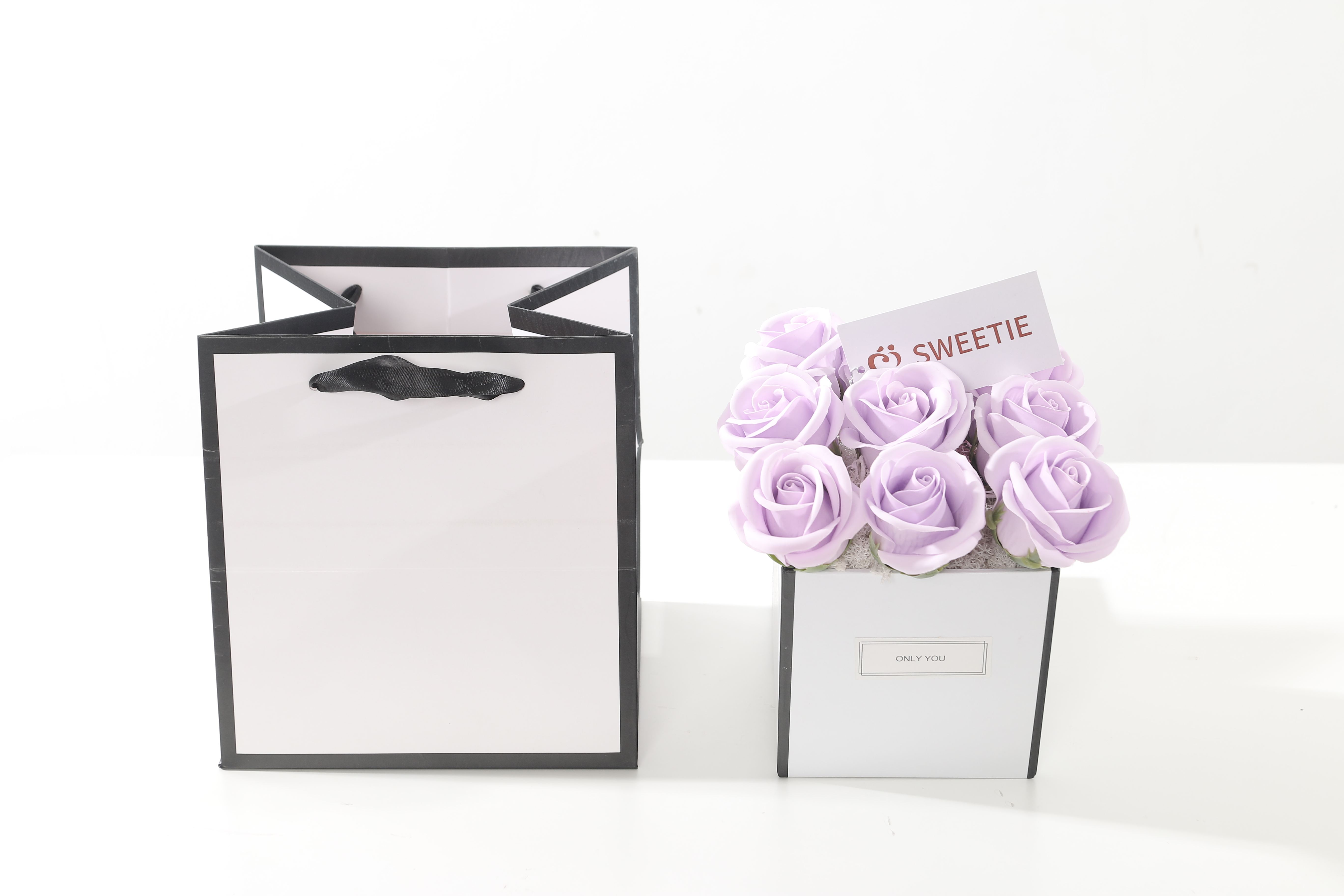 Boîte carrée Lavande