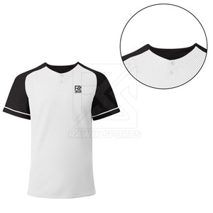 เสื้อเจอร์ซีย์เบสบอลทำจากปากีสถานเสื้อเจอร์ซีย์เล่นกีฬาเบสบอลสีสั่งทำ - Product Image 5