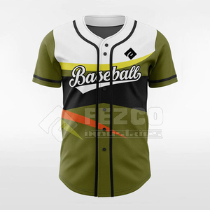 Maillot de baseball pour hommes grande taille 2025 Meilleure vente Respirant Séchage rapide Personnalisable 100% polyester Vêtements de sport - Product Image 2