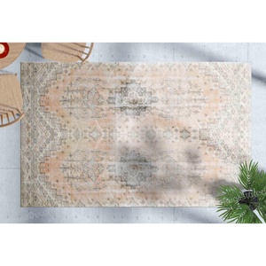 Printed <b>Rug</b>: Modern Moroccan Design, Non Slip, Easy To Clean,Chenille <b>Rug</b> - Product Image 2