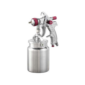 Kit d'aérographe double action avec réservoir métallique autoclavable à alimentation par gravité pour barbiers - Product Image 1