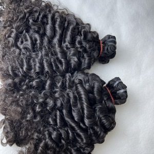 Proveedores de cabello al por mayor Virgin burnese rizado paquetes de trama cutícula alineada cabello crudo lujo cabello humano a granel - Product Image 6