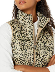 Mode femmes gilet bouffant confortable style bodywarmer femmes gilet bouffant isolé matelassé sans manches haut d'hiver - Product Image 4