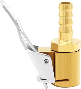 1/4 "gonfleur de pneu en laiton verrouillage sur mandrin à air Mini compresseur d'air gonfleur de pneu portable mandrin de pneu avec connecteur Barb - Product Image 6