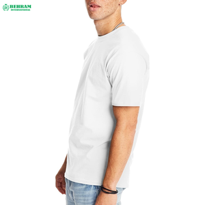 Camiseta Deportiva para Hombre, 220 GSM, Cuello Redondo, Poliéster/Algodón, Transpirable, Secado Rápido, Corte Regular, para Gimnasio, con Soporte OEM - Product Image 3