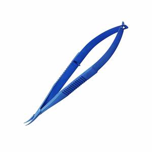 ที่จับเข็มคาสโตรเวียโจแบบมืออาชีพ  ปากคีบเคลือบสีน้ำเงิน  โค้ง  ผลิตจากเหล็กกล้าไร้สนิมเยอรมัน  ขนาดสั่งทำพิเศษ  สำหรับการผ่าตัด  แบบใช้มือ  ระดับคลาส 1 - Product Image 3