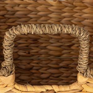 Stylish woven water hyacinth <b>storage</b> <b>basket</b> Handmade <b>Storage</b> <b>Basket</b> Wholesale eco-friendly Made in Vietnam - Product Image 4