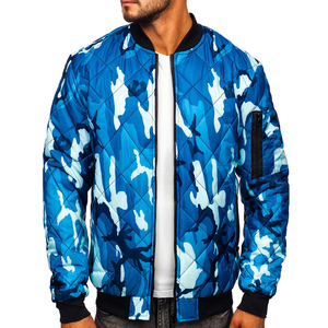 2025 <b>Men's</b> Winter Stand Bomber <b>Jacket</b> Waterproof Windproof Breathable Eco-Friendly <b>Long</b> Sleeve Custom Color Autumn Outerwear - Product Image 4
