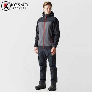 เสื้อแจ็คเก็ตกันลมคอตั้งสไตล์ไฮสตรีทพร้อมซิปโลโก้ลูกค้า OEM - Product Image 3