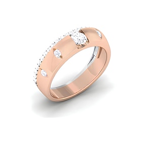 VDSLR469 lujo sólido 14K oro IGI certificado Real diamante solitario anillo tendencia regalo para mujeres y niñas - Product Image 1