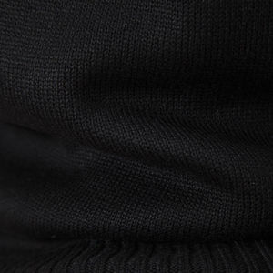 100% coton hommes confortable à manches longues coupe ajustée pull à col rond surdimensionné pour l'hiver pour hommes pull - Product Image 6