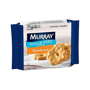 Murray Chocolate sin azúcar Pecan Shortbread Cookies Paquetes de 5,5 onzas Caja de 4 paquetes Bolsa a granel Embalaje Glucosa Sabor dulce - Product Image 1