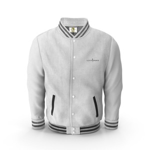 Veste d'université chaude d'hiver décontractée pour hommes 100% manteaux à boutons en cuir de mouton en laine Streetwear brodé en cachemire - Product Image 1