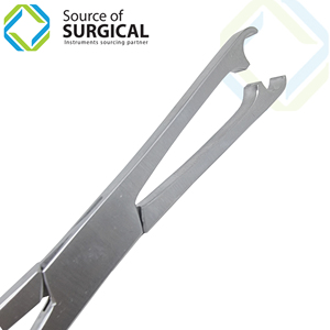 คีมหนีบเครื่องมือผ่าตัดสแตนเลสแบบแมนนวลสำหรับยึดท่อแหล่งจ่ายไฟที่แตกต่างกัน - Product Image 4