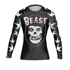 Haute qualité fantaisie Rash Guard Costume t-shirt hommes imprimé Rash Guard et chemise de Compression pour hommes - Product Image 4