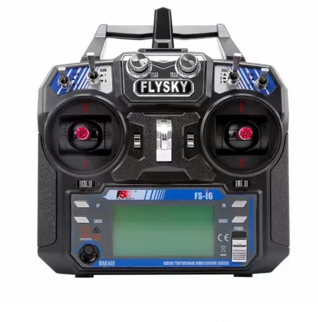FlySky FS I6X 10CH 2.4GHz AFHDS 2A RC Radio Transmitter Plastic Black Holy Stone Compatible for FPV Drone