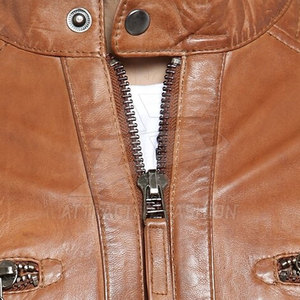 2026 Winter Fashion <b>Jacket</b> OEM Design Leather <b>Jacket</b> For Men <b>Slim</b> <b>Fit</b> Breathable Men Leather Winter <b>Jacket</b> - Product Image 5