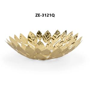 Tazón Decorativo Redondo de Metal de Estilo Americano de Lujo, Diseño Moderno, Ecológico, de Aluminio, para Decoración de Sala de Estar, Accesorios Seguros, Plateado - Product Image 3