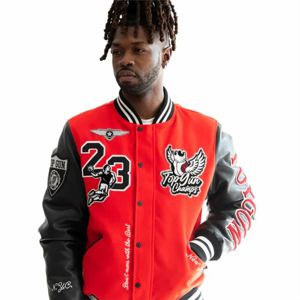 Veste Letterman Varsity brodée pour homme | Options de conception personnalisées pour l'école, le collège et les vêtements d'équipe - Product Image 4