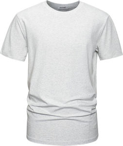 T-shirts imprimés avec logo personnalisé à la mode pour hommes T-shirts bon marché de haute qualité de couleur unie pour hommes - Product Image 2