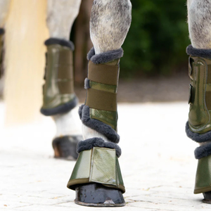 Botas impermeables duraderas de cuero PU para competición de entrenamiento ecuestre y uso diario con poliéster transpirable - Product Image 3