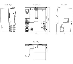 6ES7512-1SK01-0AB0 Siemens CPU SIMATIC S7-1500 ProfiNet Automatisation industrielle Revendeur qualifié italien - Product Image 3