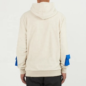 Oem Sweatshirts à capuche personnalisés pour hommes Streetwear Sweat-shirt d'hiver en polaire avec poches de couleur avec impression du logo Sweats à capuche pour hommes de grande taille - Product Image 3