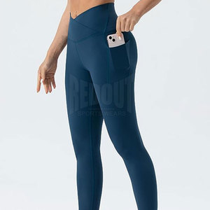 <b>Low</b> MOQ High Quality Solid Seamless <b>Legging</b> for Women Spandex/Nylon Fabric Quick Dry Breathable Full Length Fitness Pants - Product Image 4