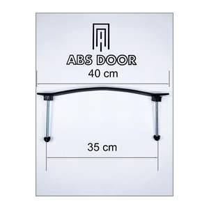 ABSDOOR Ensemble de poignées de porte et de fenêtre en acier noir mat élégant et moderne pour villas, hôtels, appartements, Turquie - Product Image 3