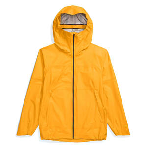 Nouveau design, veste de pluie d'extérieur de couleur jaune pour hommes, veste imperméable de haute performance pour la randonnée en plein air, veste de pluie pour hommes - Product Image 1