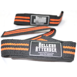 21.5\" Length 1.5\" Cotton Wrist <b>Straps</b> with Breathable Padded Neoprene Soft Supportive Wrist Pads Lift <b>Straps</b> - Product Image 2