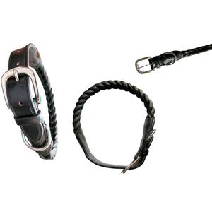 High Quality Indian DD Leather Dog Collar with Solid Adjustable Brass Chain Best Price <b>Pet</b> Collar <b>Leash</b> for Walking <b>Pets</b> - Product Image 2