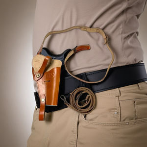 Aangepaste Lederen Schouderholster | Verstelbare Verborgen Draagholster Voor Pistolen | Duurzame Handgemaakte Tactische Pistoolholster - Product Image 6