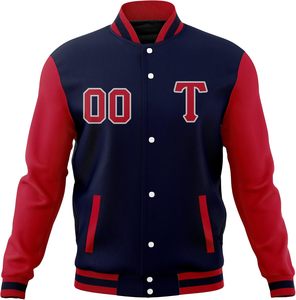 Vestes universitaires d'hiver pour hommes de haute qualité avec cuir blanc, style américain, personnalisables OEM ODM, prix abordable, fournisseur - Product Image 1