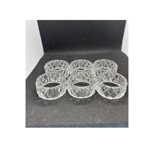 La plupart des ronds de serviette en verre acrylique en vrac anneaux de serviette en gros pour les mariages utilise à moins de votre budget - Product Image 4