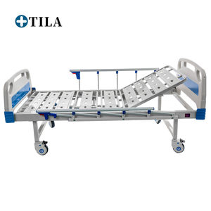 Cama Médica Manual de Dos Funciones para Uso Clínico y Hospitalario con Soporte para Vía Intravenosa y Colchón, Venta al Por Mayor de Fábrica a <span class=keywords><strong>Precio</strong></span> Económico - Product Image 6