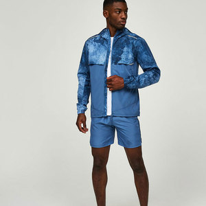 Chaqueta Cortavientos de Lona Impermeable y Ecológica de Alta Calidad para Hombre, Estilo Casual Urbano, con Cierre de Cremallera y Función de Secado Rápido - Product Image 1