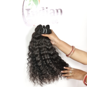 Extensions de cheveux humains indiens Remy bruts bouclés, qualité supérieure, cuticules alignées, qualité vierge, prix de gros, par Export - Product Image 5