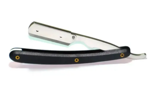 Maquinilla de afeitar recta de peluquero de alta calidad con logotipo personalizado y hoja reemplazable, mango de plástico, precio asequible - Product Image 6